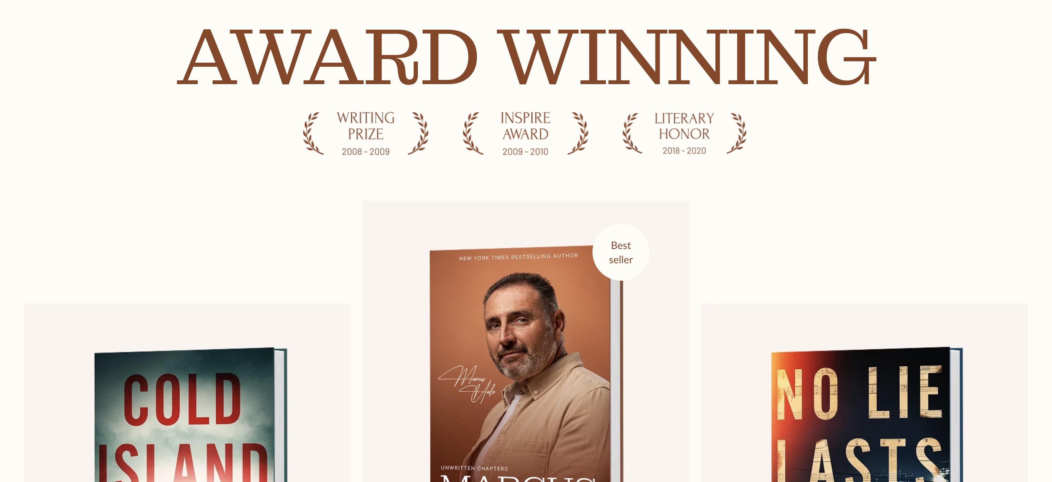 Awards showcase