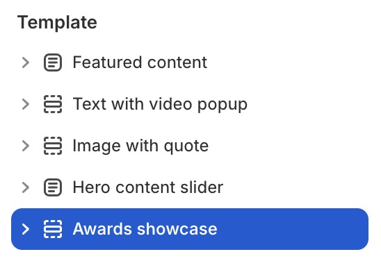 Awards showcase