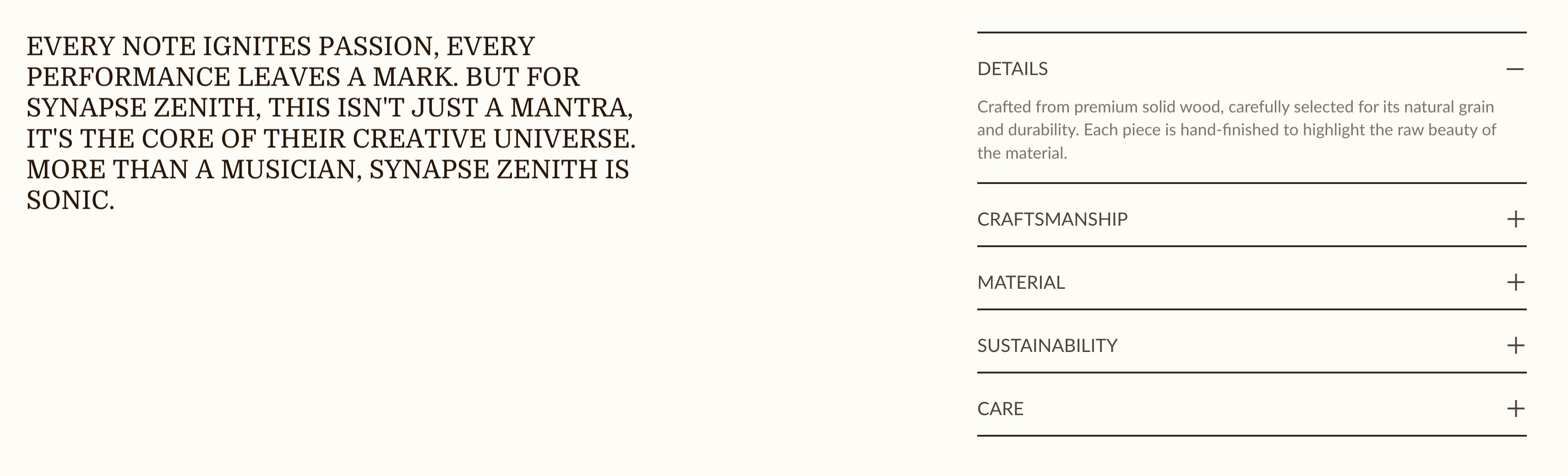 Collapsible content