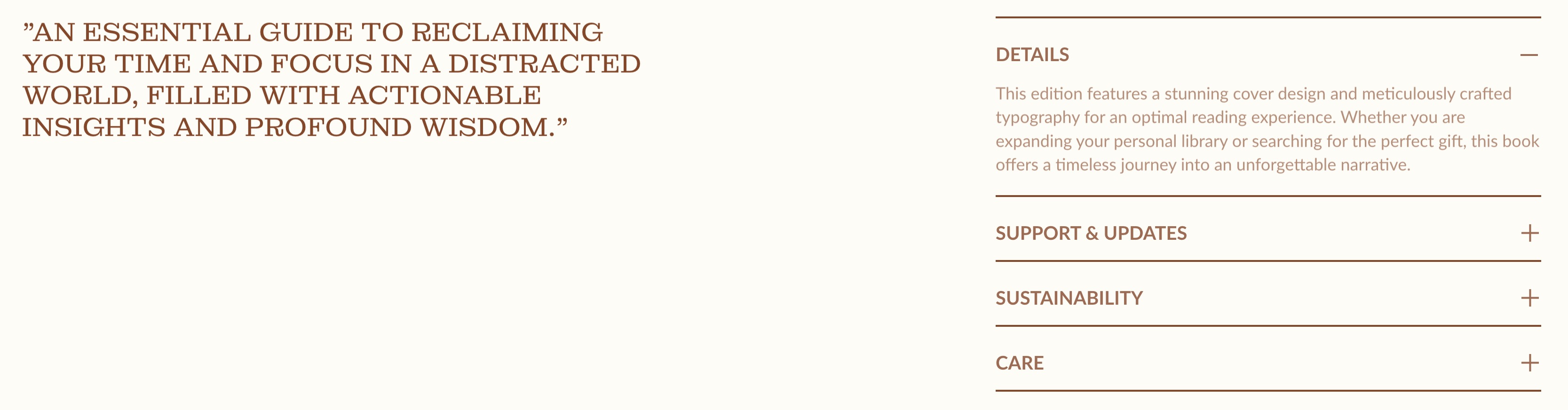 Collapsible content