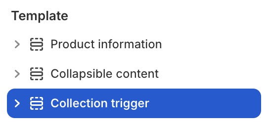 Collection trigger