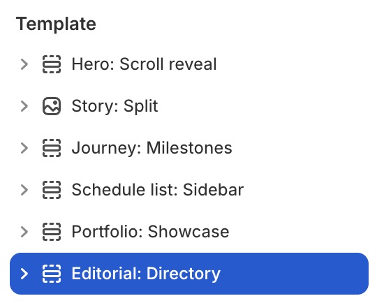 Editorial: Directory