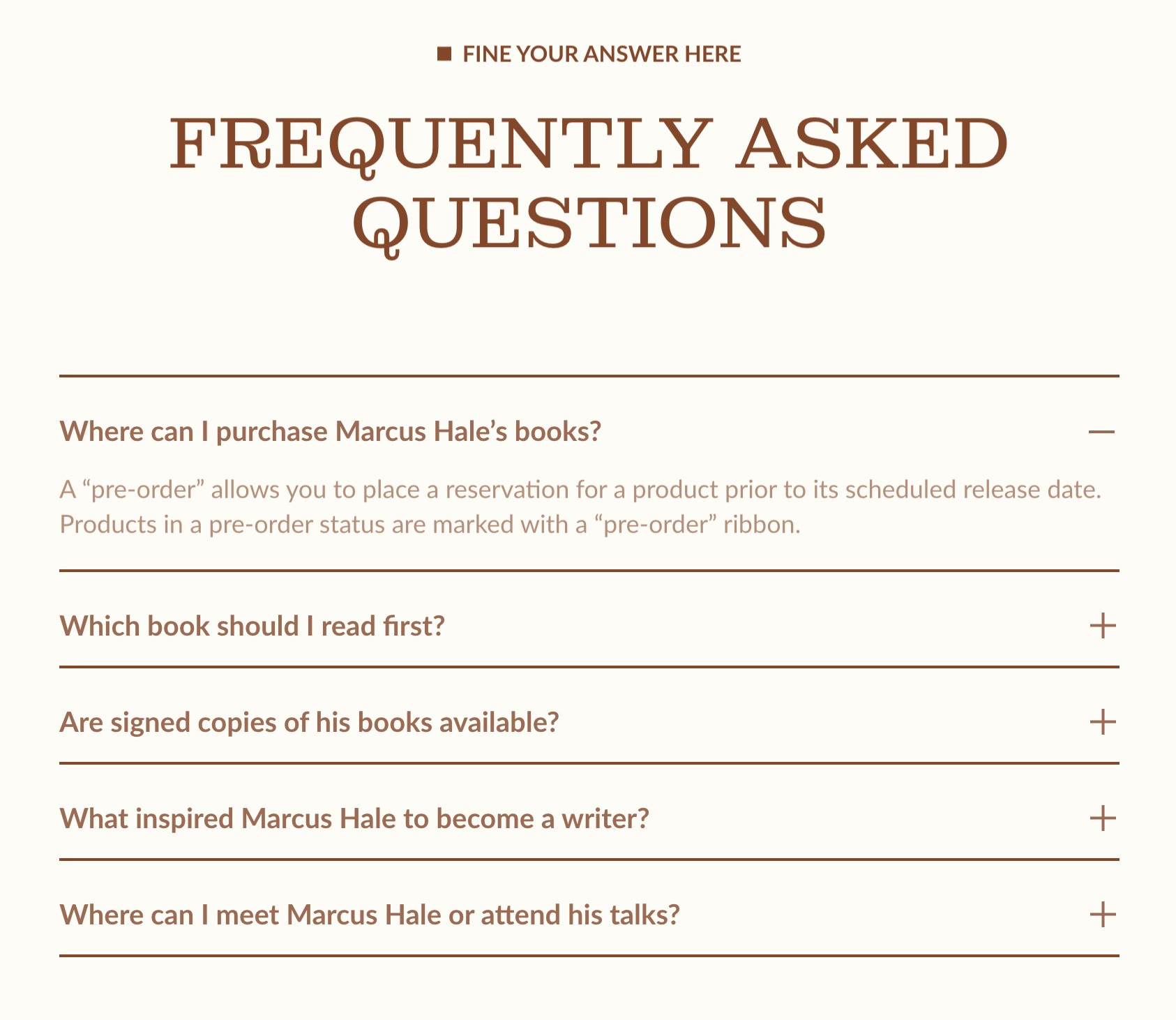 FAQ: Centered