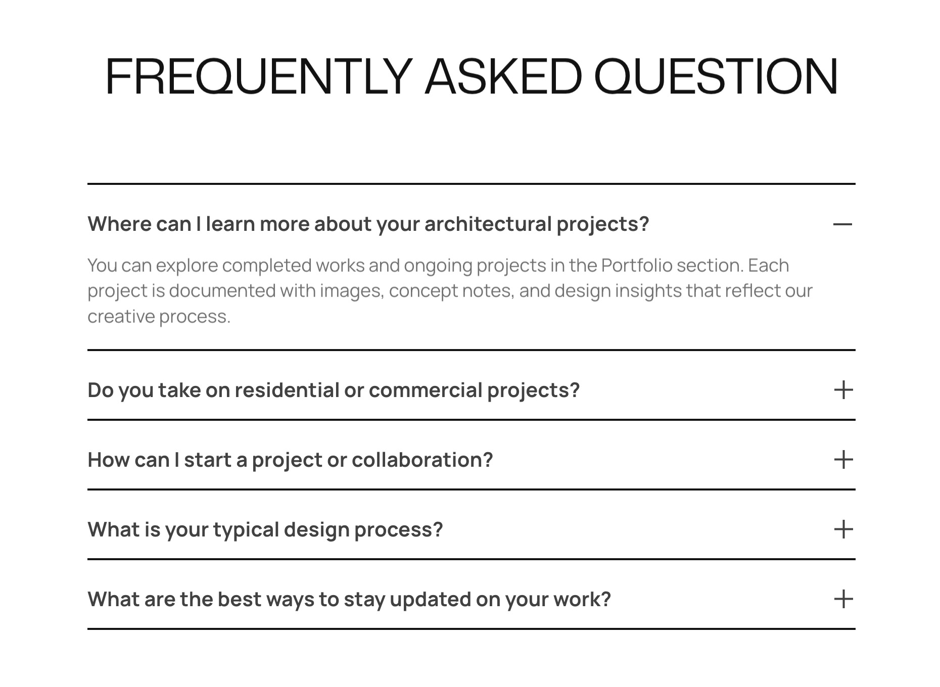 FAQ: Centered