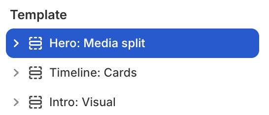 Hero: Media split