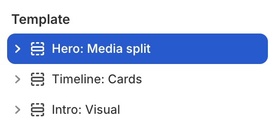 Hero: Media split