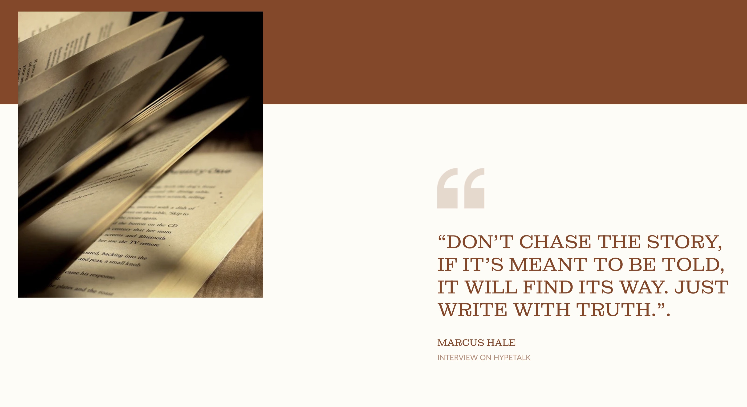Image with quote