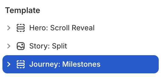 Journey: Milestones