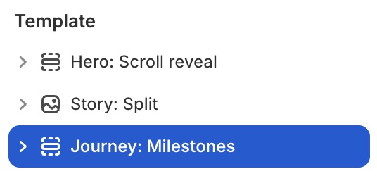 Journey: Milestones