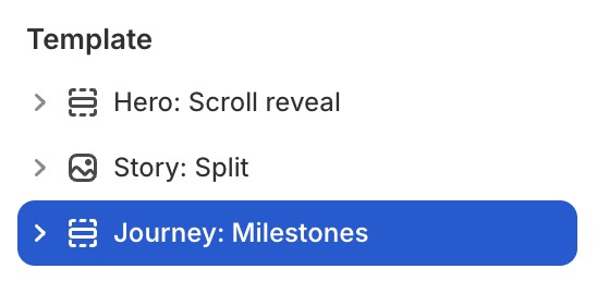 Journey: Milestones