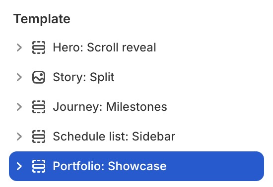Portfolio: Showcase