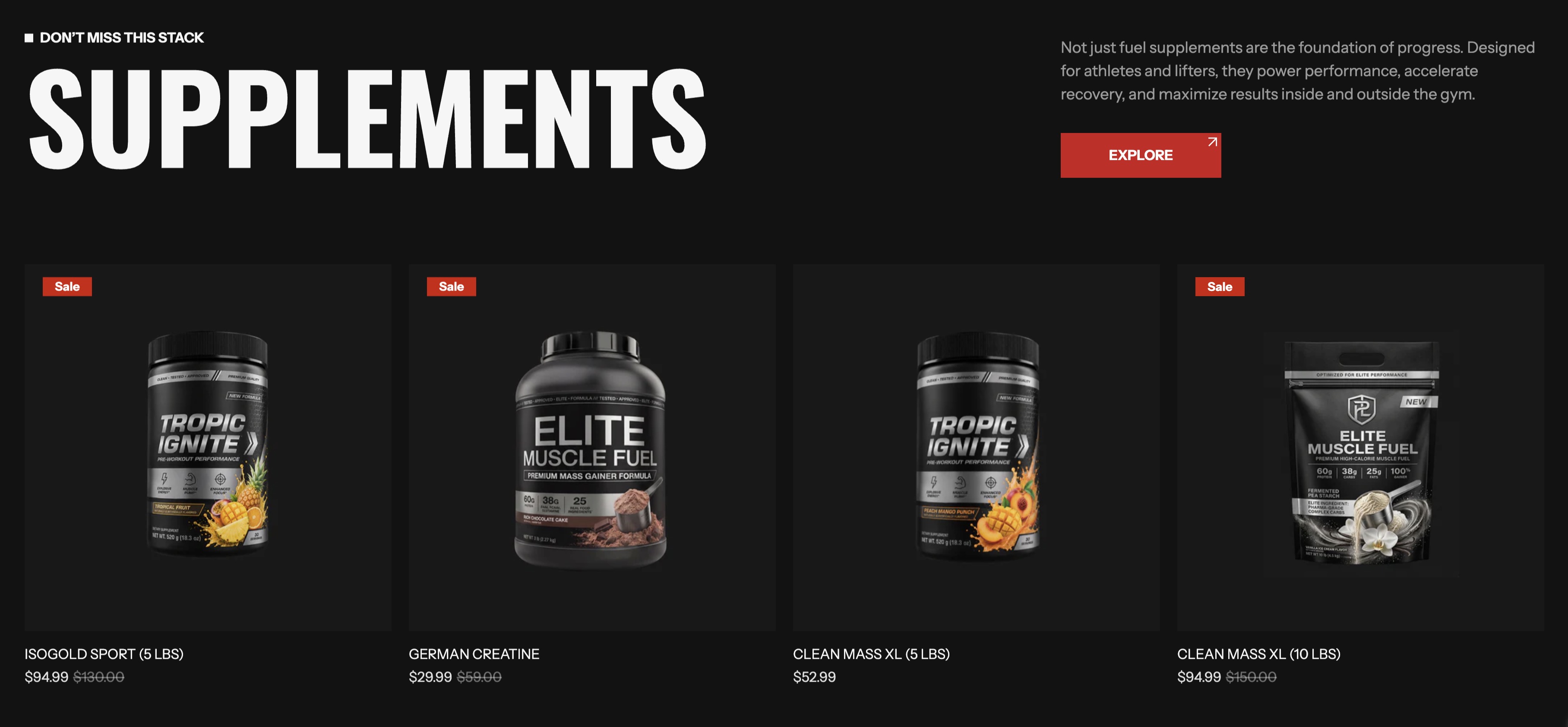 Product list