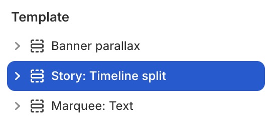 Story: Timeline Split