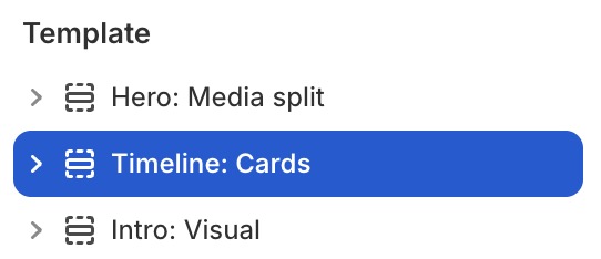 Timeline: Cards