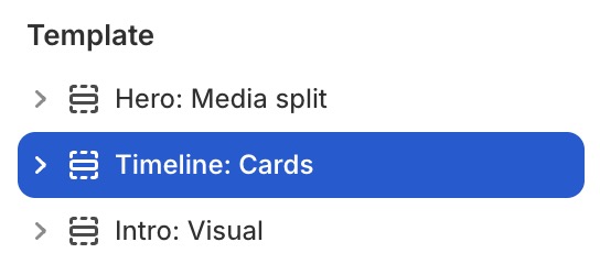 Timeline: Cards