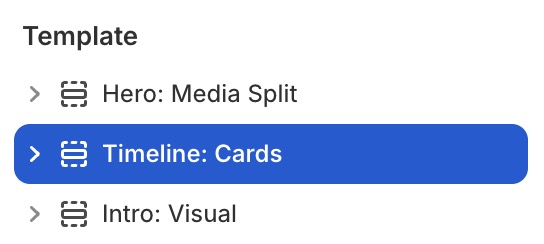 Timeline: Cards