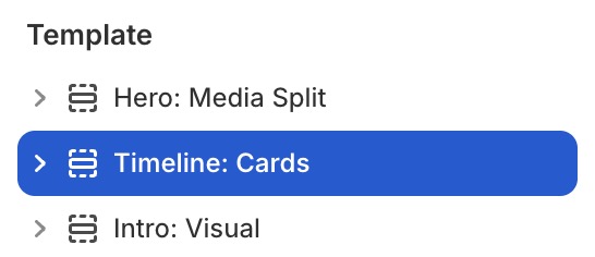 Timeline: Cards